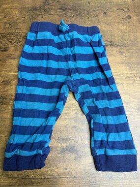 ⭐️5 for $20⭐️ Baby Mode Striped Blue Baby Pants - Teal & Navy 6-12M